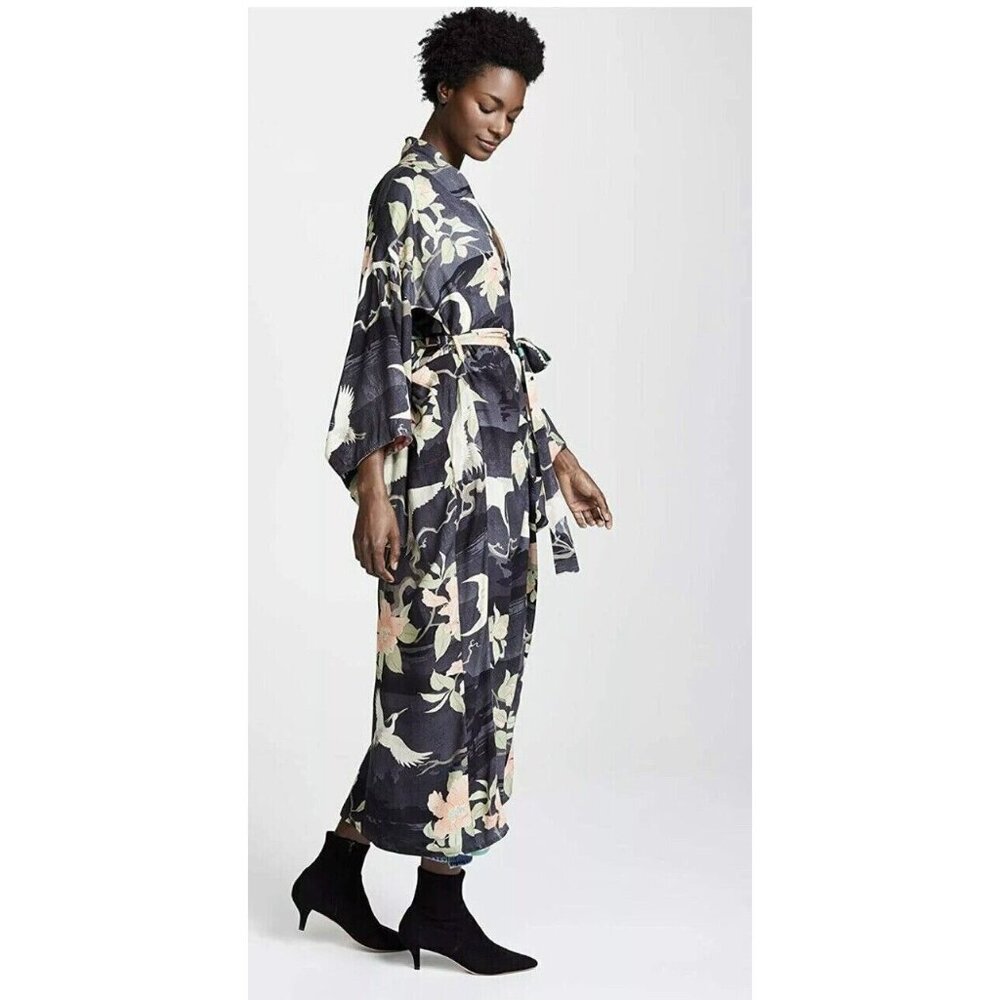Spell And The Gypsy Collective Nightingale Reversible Kimono Floral Size S/M - Picture 2 of 8